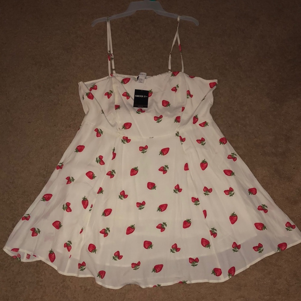 Strawberry Woven Dress